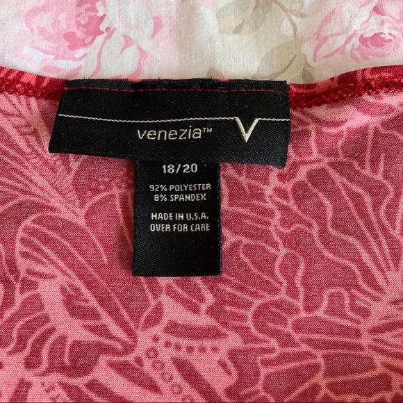 Venezia by Lane Bryant tropical stretch tank 18/20 - Picture 2 of 4